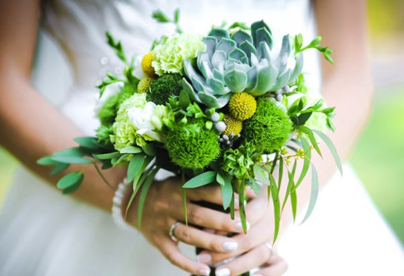 Весільний букет. Незвичність у вставках. Тренди 2017 року