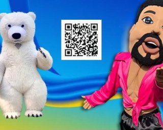 СТЕБНИЦЬКИЙ БІЛИЙ ВЕДМЕДИК , ALEX СТЕБНИЦЬКИЙ , ДИТАЧІ СВЯТА,ТА ЦИРКОВА ПРОГРАМА.